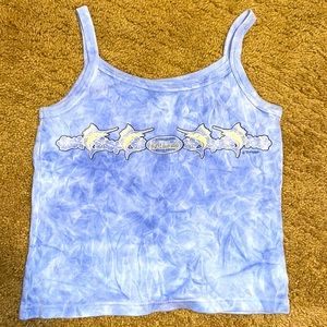 Fort Lauderdale blue crop top